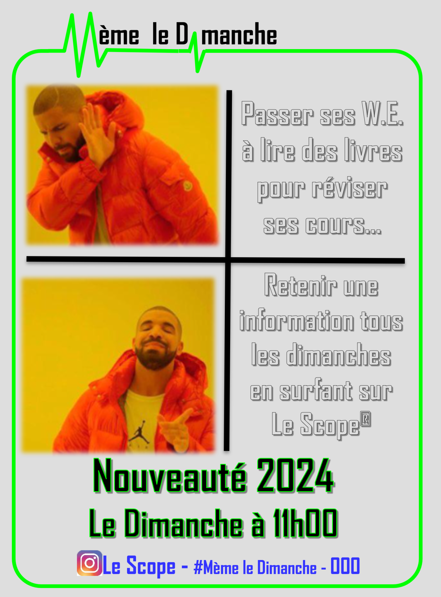 Le Scope : Nouvelle rubrique - Mème le Dimanche