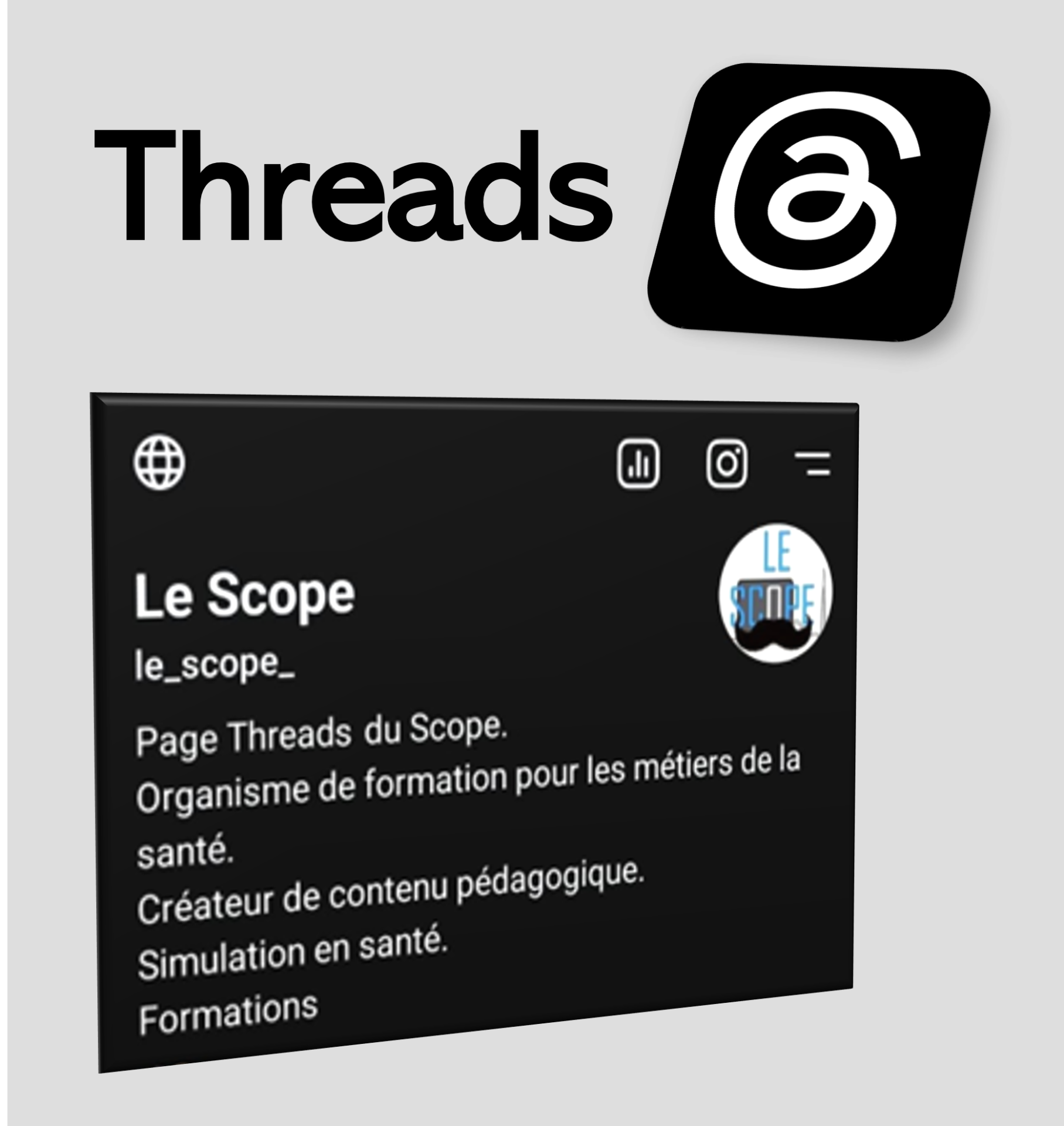 Le Scope : Le Scope débarque sur Threads