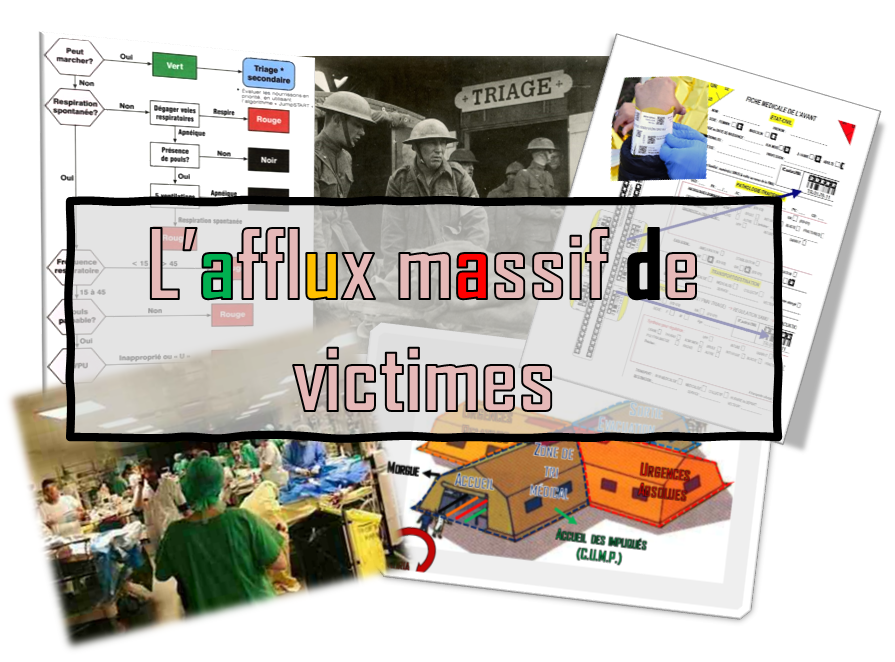 Afflux massif de victimes